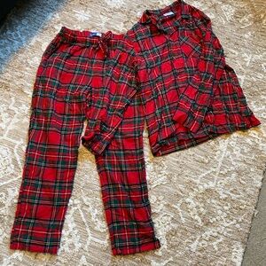 Mens XL Tall flannel pajama set